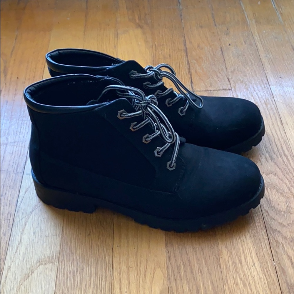 Black Suede Boots